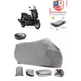 Coverall Yamaha 2025 Xmax Arka Çanta Uyumlu (Gri) Motorsiket Brandası Motor Örtüsü Çadır Su Geçirmez Motosiklet Kılıfı Motor Brandası - Gri- Arka Çanta UYUMLU