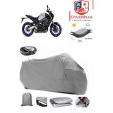 Coverall Yamaha Mt-09 Sp Arka Çanta Uyumlu (Gri) Motorsiket Brandası Motor Örtüsü Çadır Su Geçirmez Motosiklet Kılıfı Motor Brandası - Gri- Arka Çanta UYUMLU