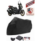 Coverall Yamaha X-Max 400 Tech Max Siyah Motorsiket Brandası Motor Örtüsü Çadır Su Geçirmez Motosiklet Kılıfı Motor Brandası - Siyah- Arka Çanta UYUMSUZ