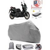 Coverall Yamaha Xmax 300 Tech Max Gri Motorsiket Brandası Motor Örtüsü Çadır Su Geçirmez Motosiklet Kılıfı Motor Brandası - Gri- Arka Çanta UYUMSUZ