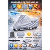 Coverall Yamaha Xmax 300 Tech Max Uyumlu Motosiklet Brandası, Motor Örtüsü - ARKA ÇANTA UYUMSUZ