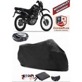 Coverall Yamaha Xt 600 Siyah Arka Çanta Uyumlu Motorsiket Brandası Motor Örtüsü Çadır Su Geçirmez Motosiklet Kılıfı Motor Brandası - Siyah- Arka Çanta UYUMLU