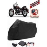 Coverall Yamaha Xvs 1100 Drag Star Siyah Motorsiket Brandası Motor Örtüsü Çadır Su Geçirmez Motosiklet Kılıfı Motor Brandası - Siyah- Arka Çanta UYUMSUZ
