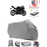 Coverall Yamaha Yzf R6 Gri Motorsiket Brandası Motor Örtüsü Çadır Su Geçirmez Motosiklet Kılıfı Motor Brandası - Gri- Arka Çanta UYUMSUZ