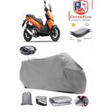Coverall Yuki Defender Maxi Adv Arka Çanta Uyumlu (Gri) Motorsiket Brandası Motor Örtüsü Çadır Su Geçirmez Motosiklet Kılıfı Motor Brandası - Gri- Arka Çanta UYUMLU