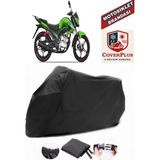 Coverall Yuki Drag 200 Siyah Motorsiket Brandası Motor Örtüsü Çadır Su Geçirmez Motosiklet Kılıfı Motor Brandası - Siyah- Arka Çanta UYUMSUZ