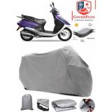 Coverall Yuki JJ50QT Picasso 50 Gri Motorsiket Brandası Motor Örtüsü Çadır Su Geçirmez Motosiklet Kılıfı Motor Brandası - Gri- Arka Çanta UYUMSUZ