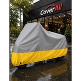 Coverall Yuki Mojito 50 (Gri-Sarı Parç.)Motosiklet Brandası,su Geçirmez (Çantalı Motor) - XL - Gri - Sarı