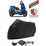 Coverall Yuki T11 Explorer Siyah Motorsiket Brandası Motor Örtüsü Çadır Su Geçirmez Motosiklet Kılıfı Motor Brandası - Siyah- Arka Çanta UYUMSUZ