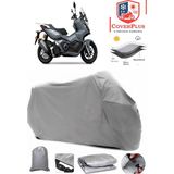 Coverall Yuki Xway 125 Gri Motorsiket Brandası Motor Örtüsü Çadır Su Geçirmez Motosiklet Kılıfı Motor Brandası - Gri- Arka Çanta UYUMSUZ