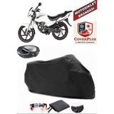 Coverall Yuki Yk 150-G Üstad Siyah Arka Çanta Uyumlu Motorsiket Brandası Motor Örtüsü Çadır Su Geçirmez Motosiklet Kılıfı Motor Brandası - Siyah- Arka Çanta UYUMLU