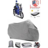 Coverall Yuki Yk-25 Midilli Gri Motorsiket Brandası Motor Örtüsü Çadır Su Geçirmez Motosiklet Kılıfı Motor Brandası - Gri- Arka Çanta UYUMSUZ