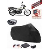 Coverall Yuki YK125 Rex Siyah Arka Çanta Uyumlu Motorsiket Brandası Motor Örtüsü Çadır Su Geçirmez Motosiklet Kılıfı Motor Brandası - Siyah- Arka Çanta UYUMLU