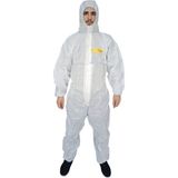 Coverbase Sms-1 Kimyasal Koruma Tulumu, Işçi Tulumu, Koruma Tulumu, Iş Tulumu - 5li paket - Beyaz
