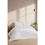 coverbox Şönil İskandinav çeyizlik Çift Kişilik Yatak Örtüsü 240×250 cm 2 Yastık Geometrik Desen