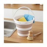 Coverest 12 Litre Katlanabilir Kova – Akordiyon Tasarımlı Katlanır Temizlik ve Araç Yıkama Kovası, Pembe Renk, Bebek Yıkama ve Ev Içi Kullanıma Uygun Portatif Kova Su Kovası - 0 - 199 ml - 000-Siyah