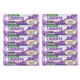 Coverest Büyük Boy Lavanta Kokulu Büzgülü Çöp Torbası, 65x70 cm, 60 Litre, Su Geçirmez Çöp Poşeti, Kalın, 10 Paket 100 Adet (BÜYÜK BOY, 10 PAKET LAVANTA KOKULU)