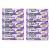 Coverest Orta Boy, Lavanta Kokulu Büzgülü Çöp Torbası, 55x60 cm, 40 Litre, Su Geçirmez, Kalın, Kokulu, 10 Paket 100 Adet (ORTA BOY, 10 PAKET LAVANTA KOKULU)