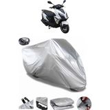 Coverplus Apachi Joy 125 Gri Arka Çanta Uyumlu Su Geçirmez Motosiklet Brandası