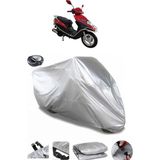 Coverplus Apachi Pusat Gri Arka Çanta Uyumlu Su Geçirmez Motosiklet Brandası