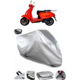 Coverplus Apachi True 125 Gri Arka Çanta Uyumlu Su Geçirmez Motosiklet Brandası