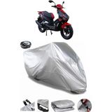 Coverplus Apachi XRS Gri Arka Çanta Uyumlu Su Geçirmez Motosiklet Brandası