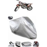 Coverplus Apachi XZ 250R Gri Arka Çanta Uyumlu Su Geçirmez Motosiklet Brandası