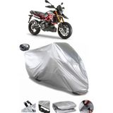 Coverplus Aprilia Dorsoduro Gri Arka Çanta Uyumlu Su Geçirmez Motosiklet Brandası