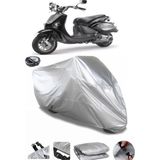Coverplus Aprilia Mojito 125 Custom Gri Arka Çanta Uyumlu Su Geçirmez Motosiklet Brandası