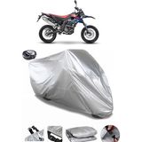 Coverplus Aprilia SX 125 Gri Arka Çanta Uyumlu Su Geçirmez Motosiklet Brandası