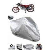 Coverplus Arora AR 100-62 Kartal Gri Arka Çanta Uyumlu Su Geçirmez Motosiklet Brandası