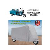CoverPlus Arora NEW NAVARA 3 Kişilikli 3 Tekerlekli Elektrikli Motosiklet Brandası Lüx Kalite Branda