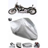 Coverplus Asya Ghost 350 Gri Arka Çanta Uyumlu Su Geçirmez Motosiklet Brandası
