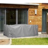 CoverPlus Bahçe Mobilya Brandası Masa Sandalye Koruma Örtüsü Kılıf Gri Su Geçirmez - 160x100x80cm