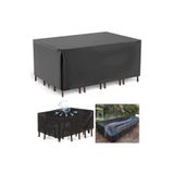 CoverPlus Bahçe Mobilya Koruma Örtüsü Branda 160x160x80 Cm Su Geçirmez