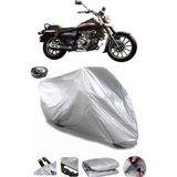 Coverplus Bajaj Avenger Street 150 Gri Arka Çanta Uyumlu Su Geçirmez Motosiklet Brandası