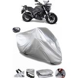 Coverplus Bajaj Dominar 400 UG Gri Arka Çanta Uyumlu Su Geçirmez Motosiklet Brandası
