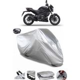 Coverplus Bajaj Dominar D 400 Gri Arka Çanta Uyumlu Su Geçirmez Motosiklet Brandası