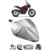 Coverplus Benelli Leoncino Gri Arka Çanta Uyumlu Su Geçirmez Motosiklet Brandası