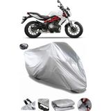 Coverplus Benelli TNT 250 Gri Arka Çanta Uyumlu Su Geçirmez Motosiklet Brandası