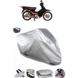 Coverplus Bisan Lifan TAY Gri Arka Çanta Uyumlu Su Geçirmez Motosiklet Brandası