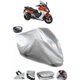 Coverplus Bmw C 650 Sport Gri Arka Çanta Uyumlu Su Geçirmez Motosiklet Brandası