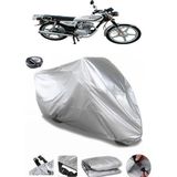Coverplus Çelik Motor Classic 125 Gri Arka Çanta Uyumlu Su Geçirmez Motosiklet Brandası