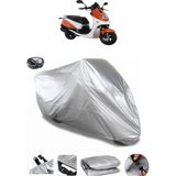 Coverplus Daelim Beagle Gri Arka Çanta Uyumlu Su Geçirmez Motosiklet Brandası