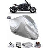 Coverplus Ducati Diavel Dark Gri Arka Çanta Uyumlu Su Geçirmez Motosiklet Brandası