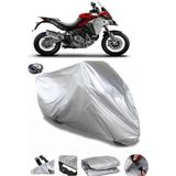 Coverplus Ducati Multistrada 1260 Touring Pack Gri Arka Çanta Uyumlu Motosiklet Brandası