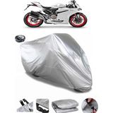 Coverplus Ducati Panigale 959 Gri Arka Çanta Uyumlu Su Geçirmez Motosiklet Brandası