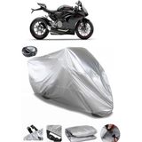 Coverplus Ducati Panigale V2 Gri Arka Çanta Uyumlu Su Geçirmez Motosiklet Brandası