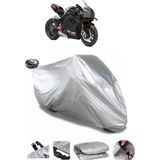 Coverplus Ducati Panigale V4 SP Gri Arka Çanta Uyumlu Su Geçirmez Motosiklet Brandası