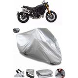 Coverplus Ducati Scrambler 1100 Special Gri Arka Çanta Uyumlu Su Geçirmez Motosiklet Brandası
